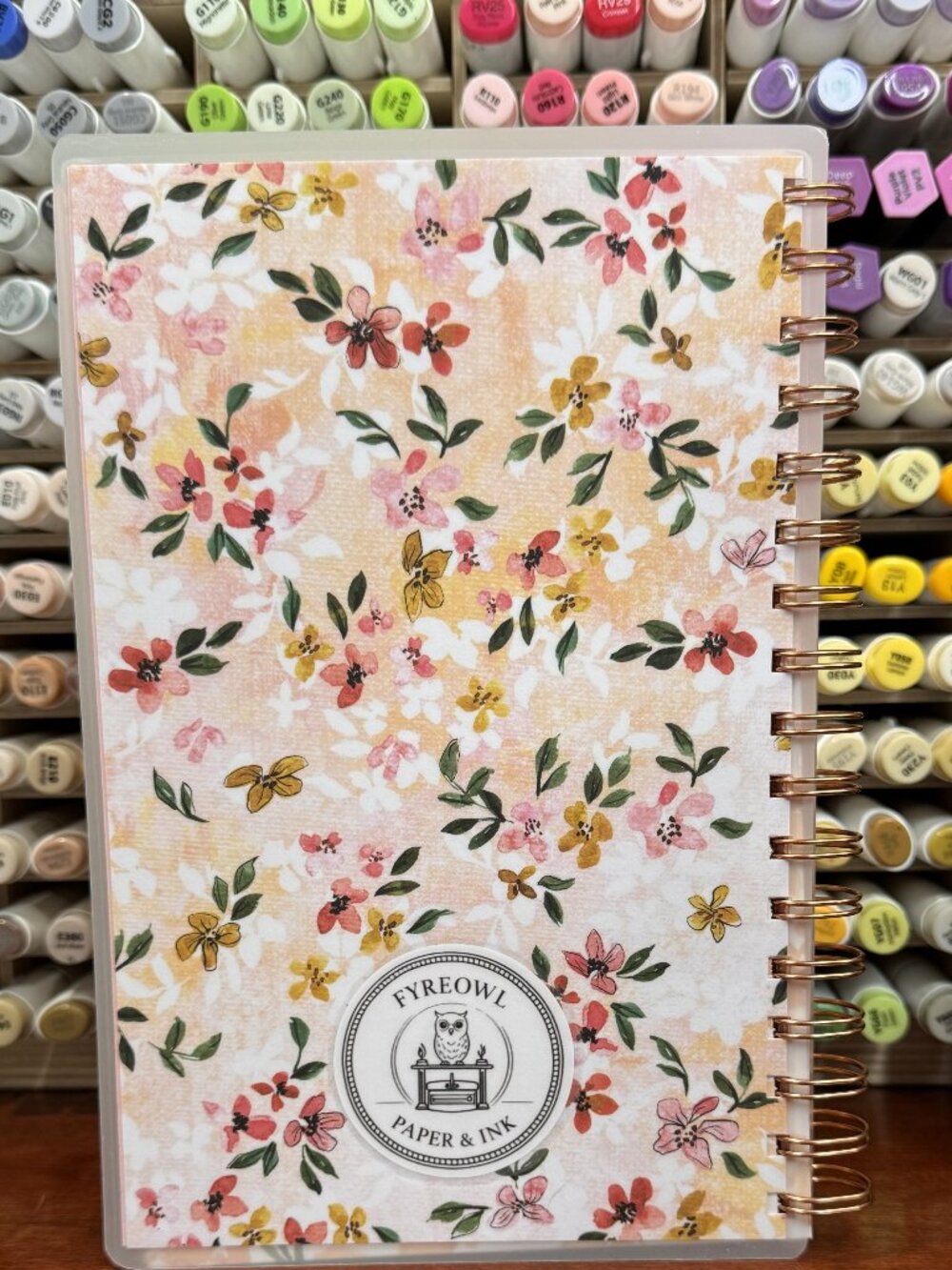 Left Hand Creative Journal - Petal Drift - by Fyreowl Paper & Ink